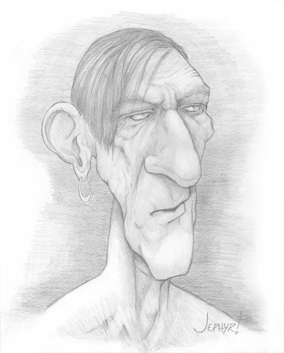 'Brian' - Pencil Sketch- Copyright 2016, Jephyr (Jeff Curtis), All Rights Reserved
